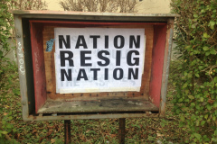 nation-resignation, Tobias Berndt, Schaukasten, Hardstrasse Zürich, dezernat.ch